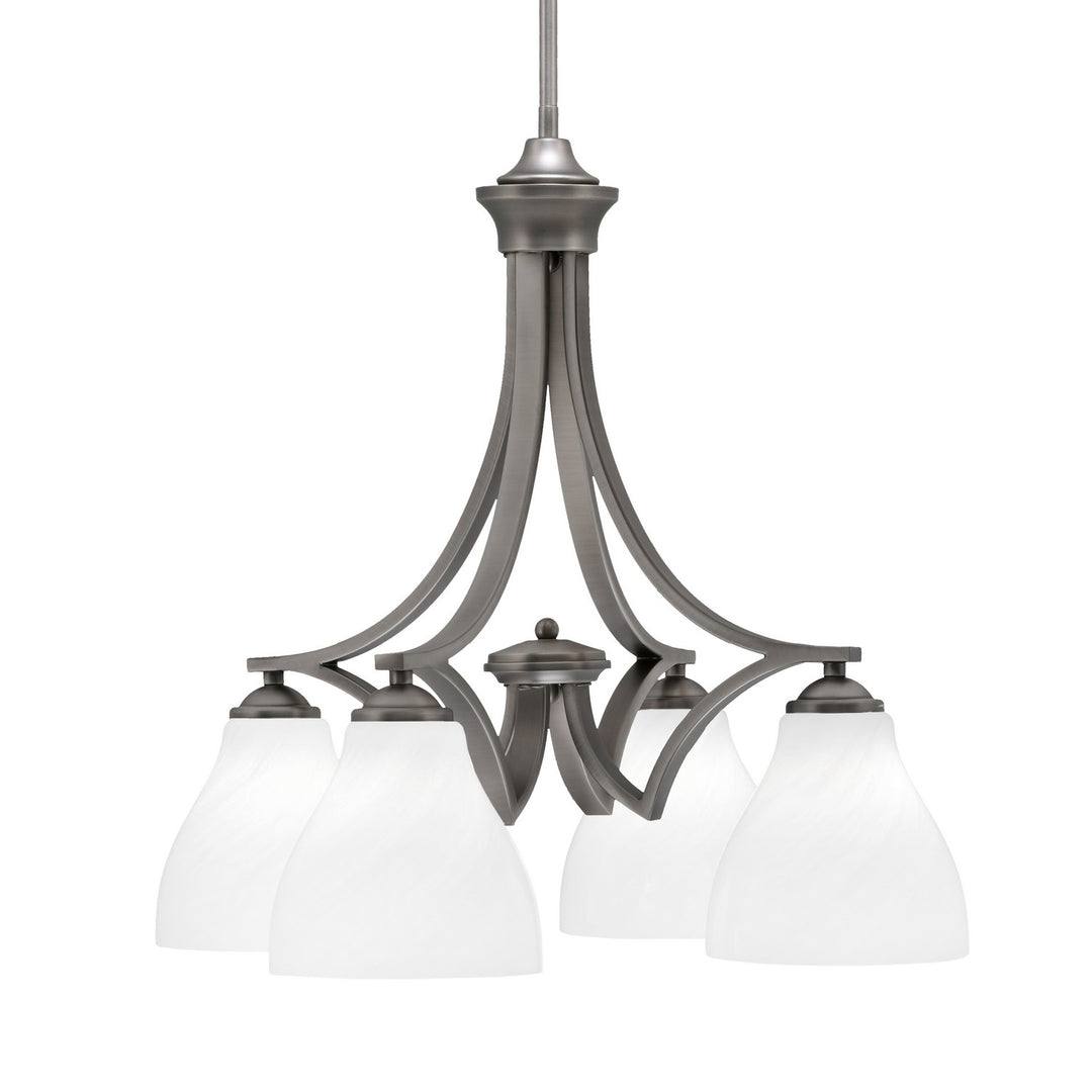 Toltec Zilo 568-GP-4761 Chandelier Light - Graphite