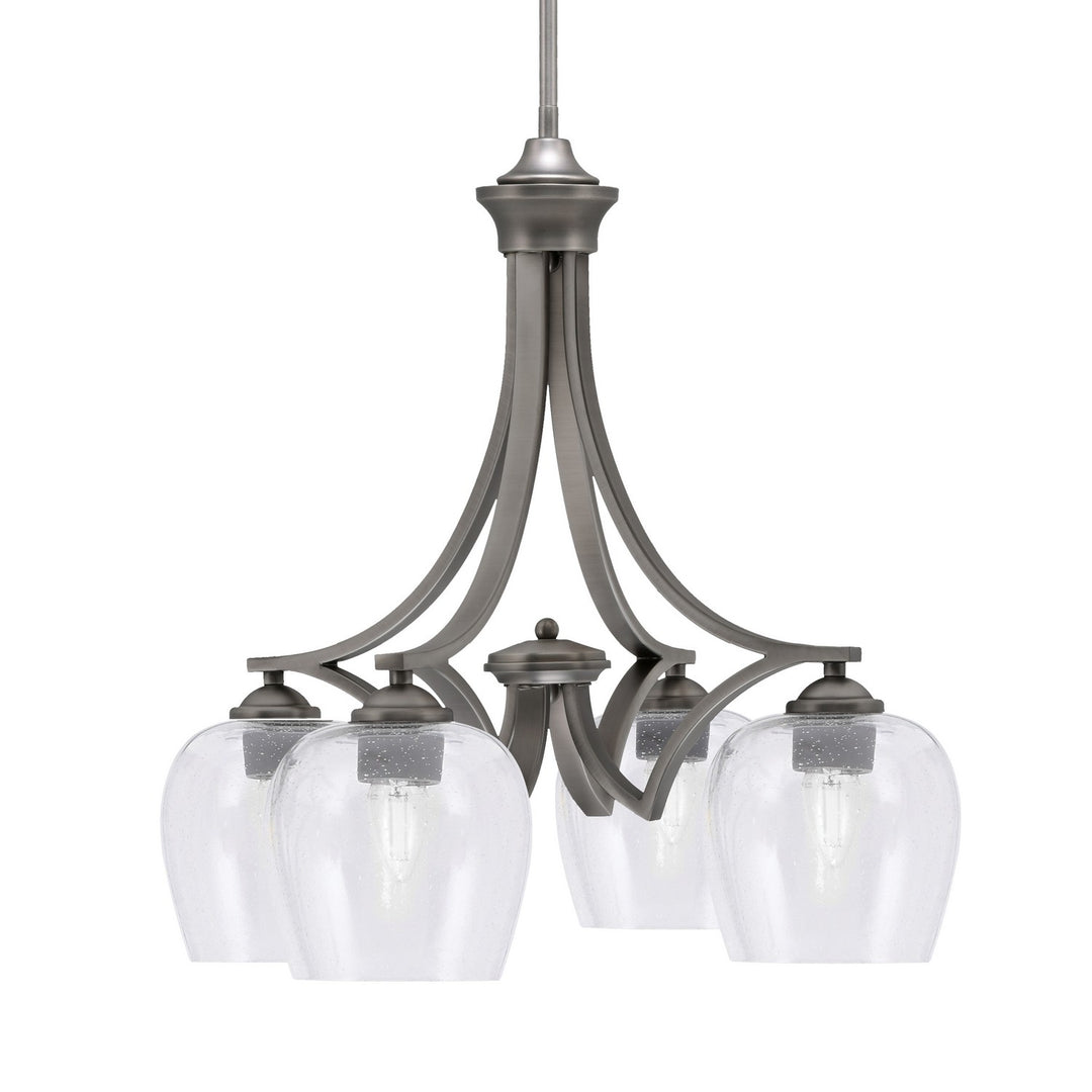 Toltec Zilo 568-GP-4810 Chandelier Light - Graphite