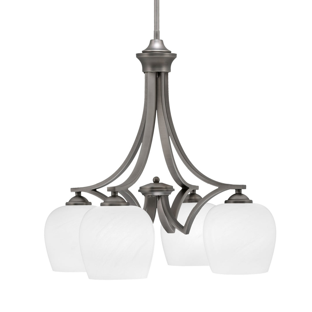 Toltec Zilo 568-GP-4811 Chandelier Light - Graphite