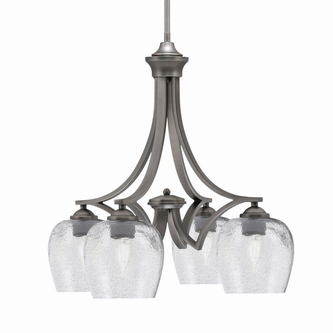 Toltec Zilo 568-GP-4812 Chandelier Light - Graphite