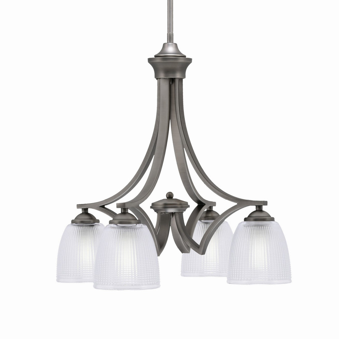Toltec Zilo 568-GP-500 Chandelier Light - Graphite