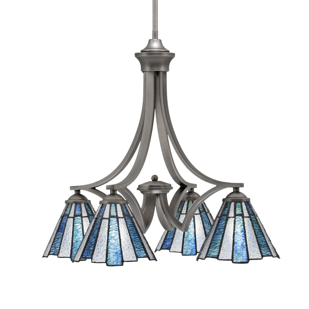 Toltec Zilo 568-GP-9325 Chandelier Light - Graphite