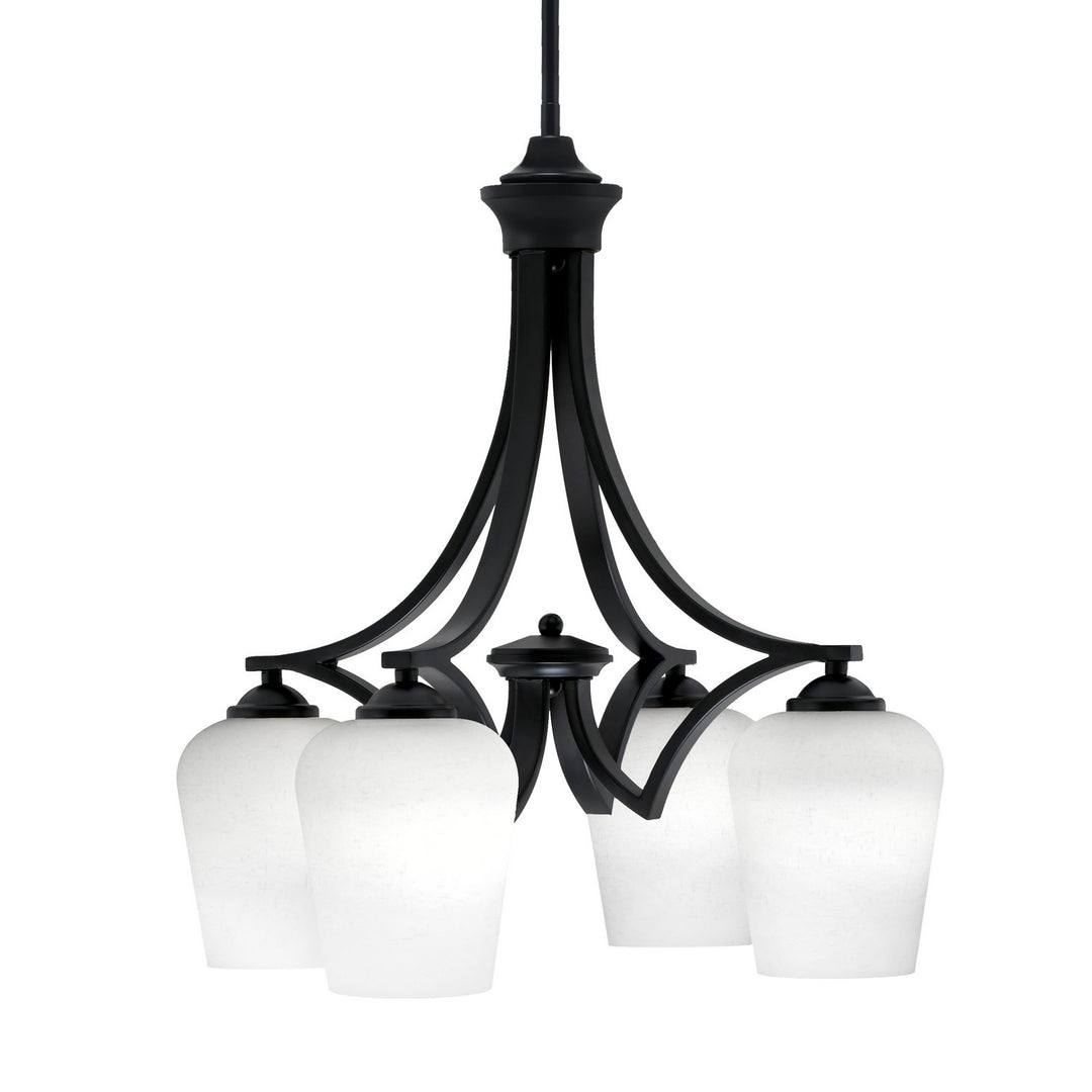 Toltec Zilo 568-MB-211 Chandelier Light - Matte Black
