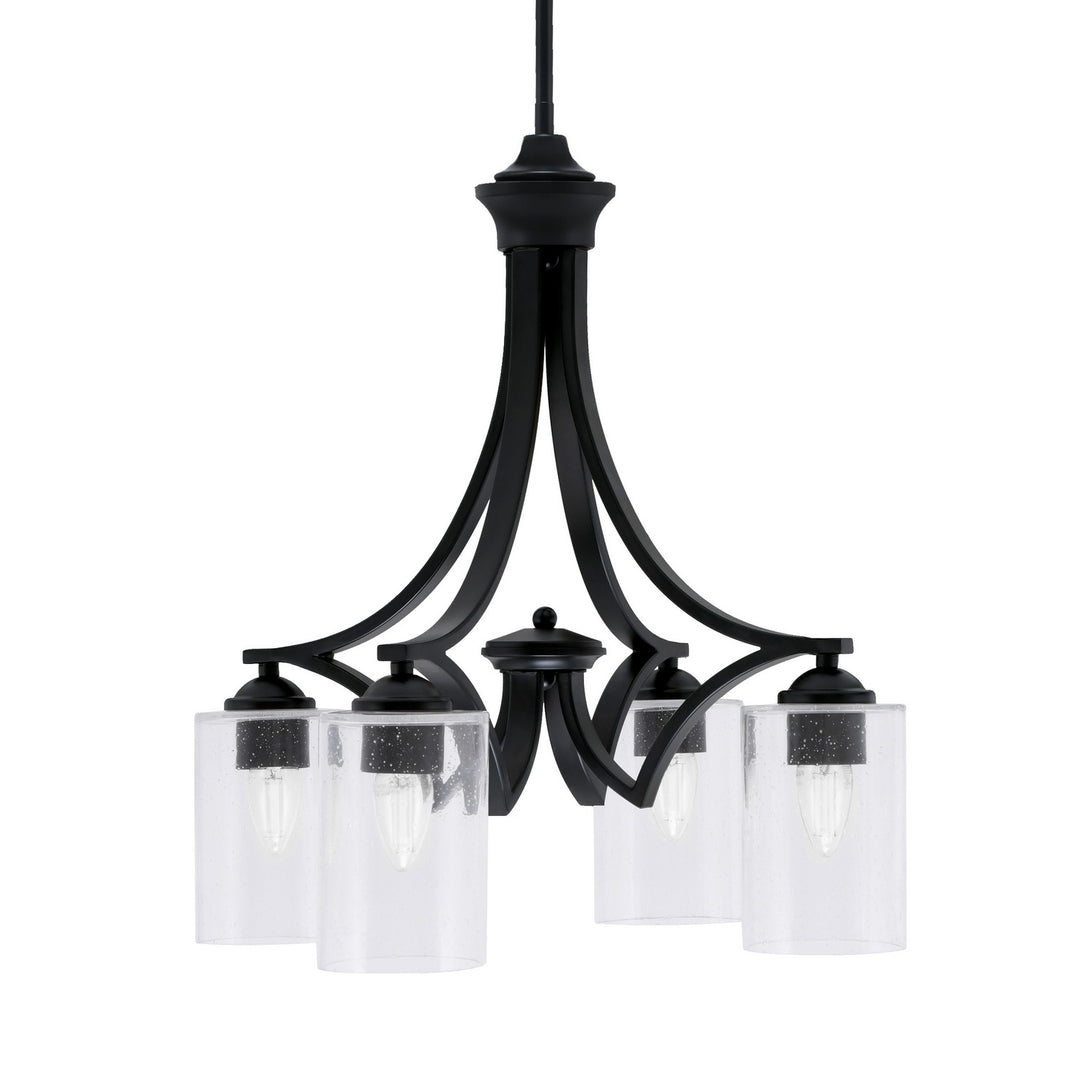 Toltec Zilo 568-MB-300 Chandelier Light - Matte Black