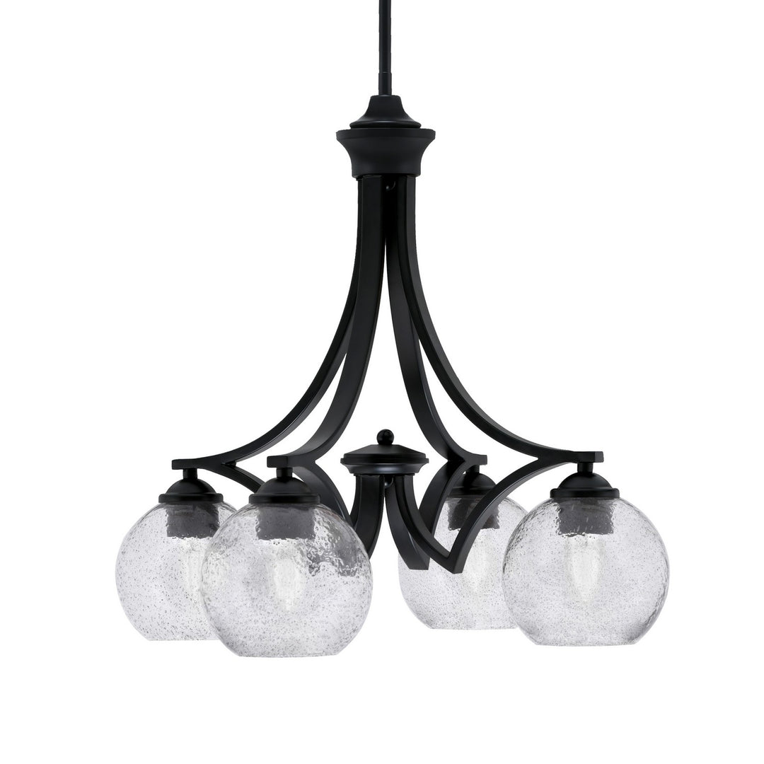 Toltec Zilo 568-MB-4102 Chandelier Light - Matte Black