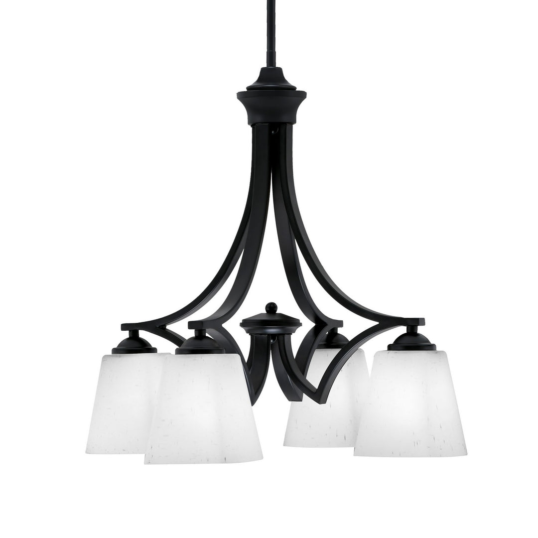 Toltec Zilo 568-MB-460 Chandelier Light - Matte Black