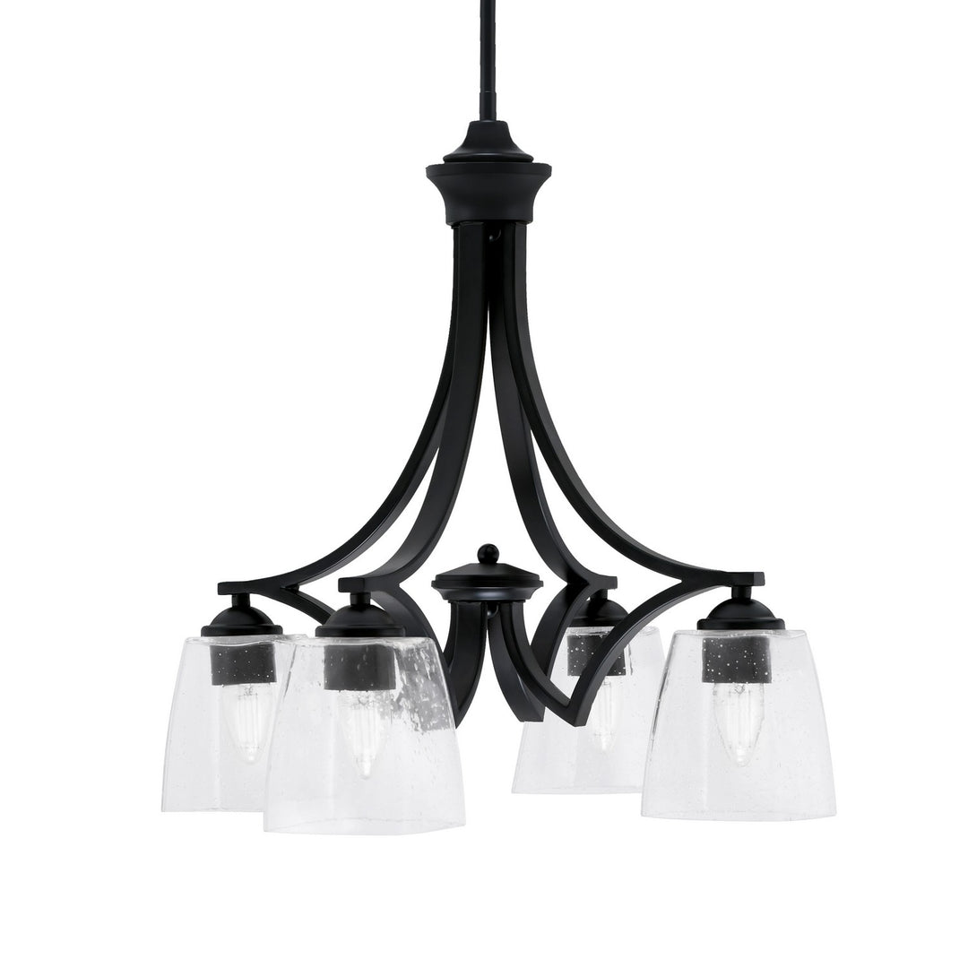 Toltec Zilo 568-MB-461 Chandelier Light - Matte Black