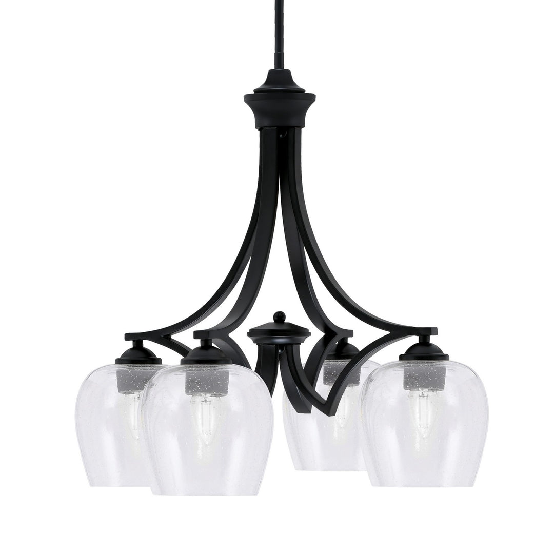 Toltec Zilo 568-MB-4810 Chandelier Light - Matte Black