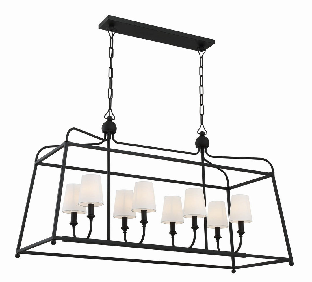 Crystorama Lighting 2249-BF Sylvan  Black Forged