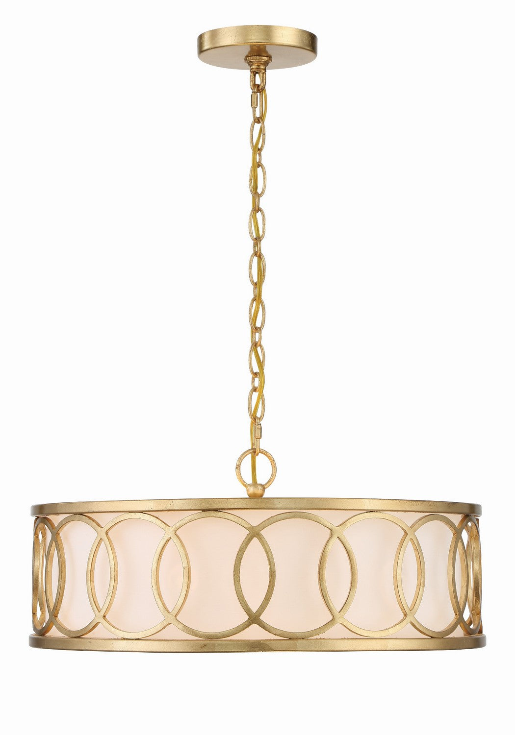 Crystorama Graham 287-GA Pendant Light - Antique Gold