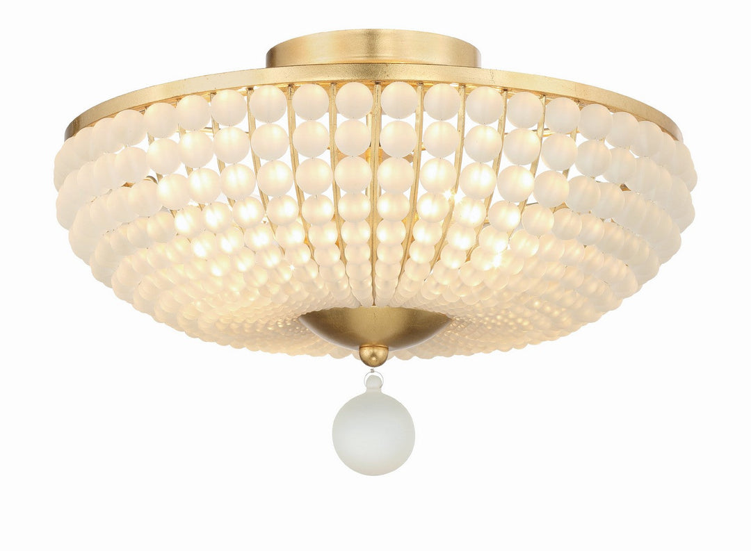 Crystorama Lighting BLA-10665-GA Bella  Antique Gold