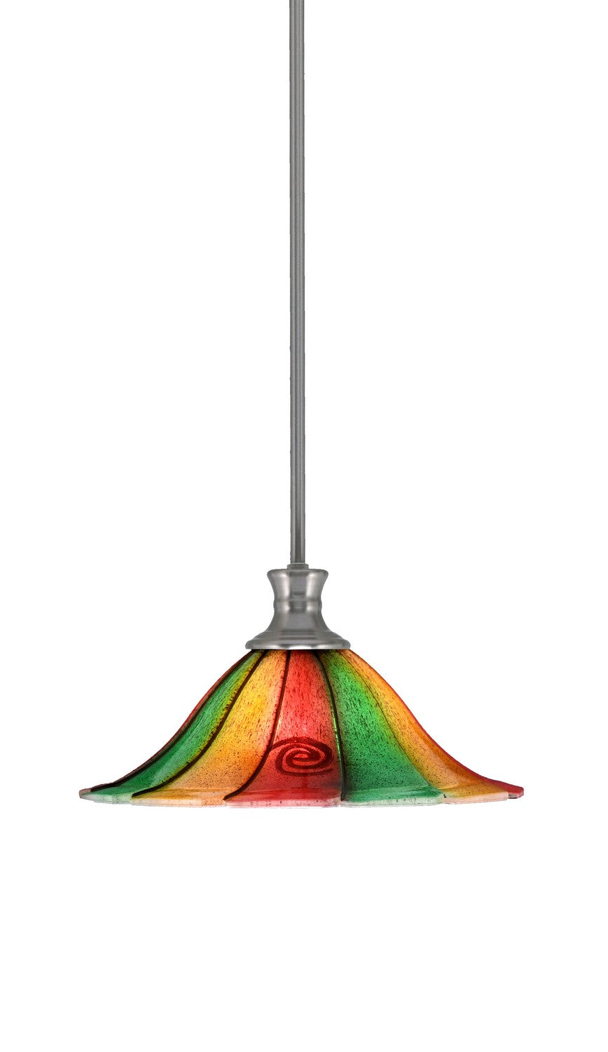 Toltec Stem 76-BN-764 Pendant Light - Brushed Nickel