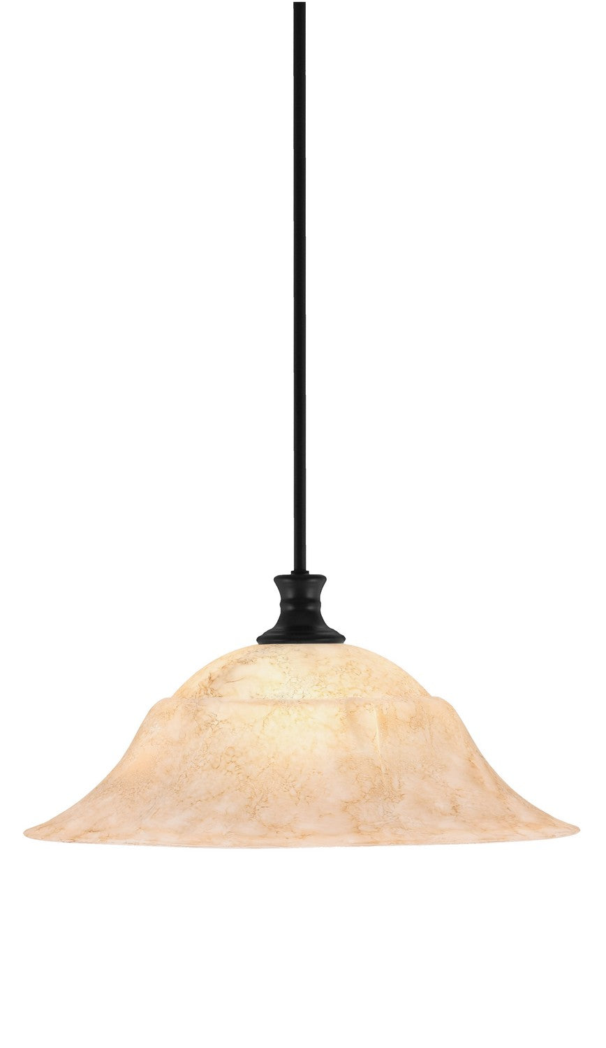 Toltec Stem 76-MB-53818 Pendant Light - Matte Black
