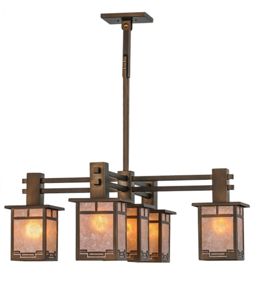 Meyda Tiffany Roylance 131646 Chandelier Light - Antique Copper