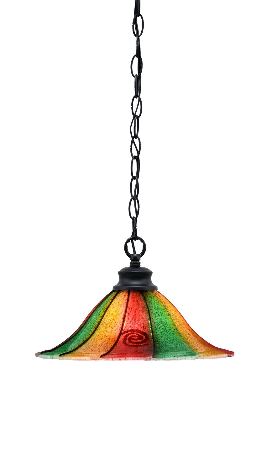 Toltec Chain 92-MB-764 Pendant Light - Matte Black