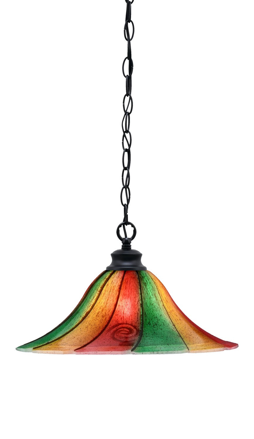 Toltec Chain 92-MB-767 Pendant Light - Matte Black