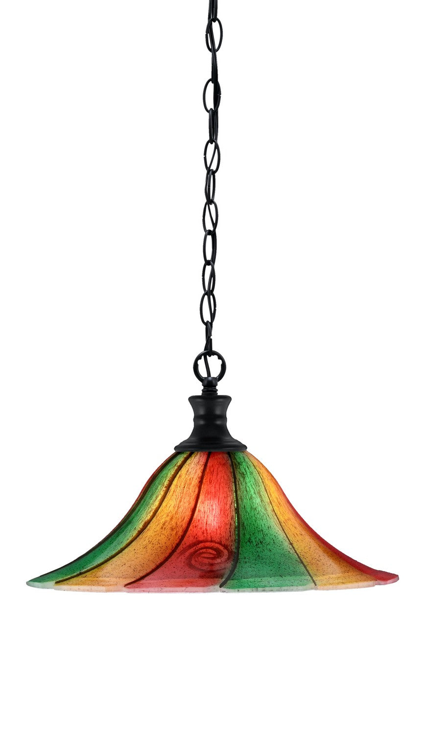 Toltec Chain 96-MB-767 Pendant Light - Matte Black