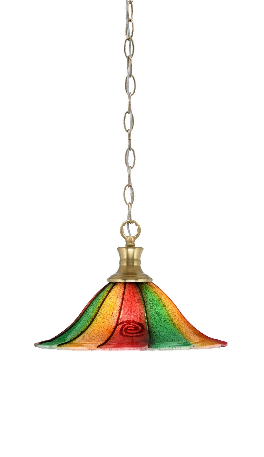 Toltec Chain 96-NAB-764 Pendant Light - New Age Brass