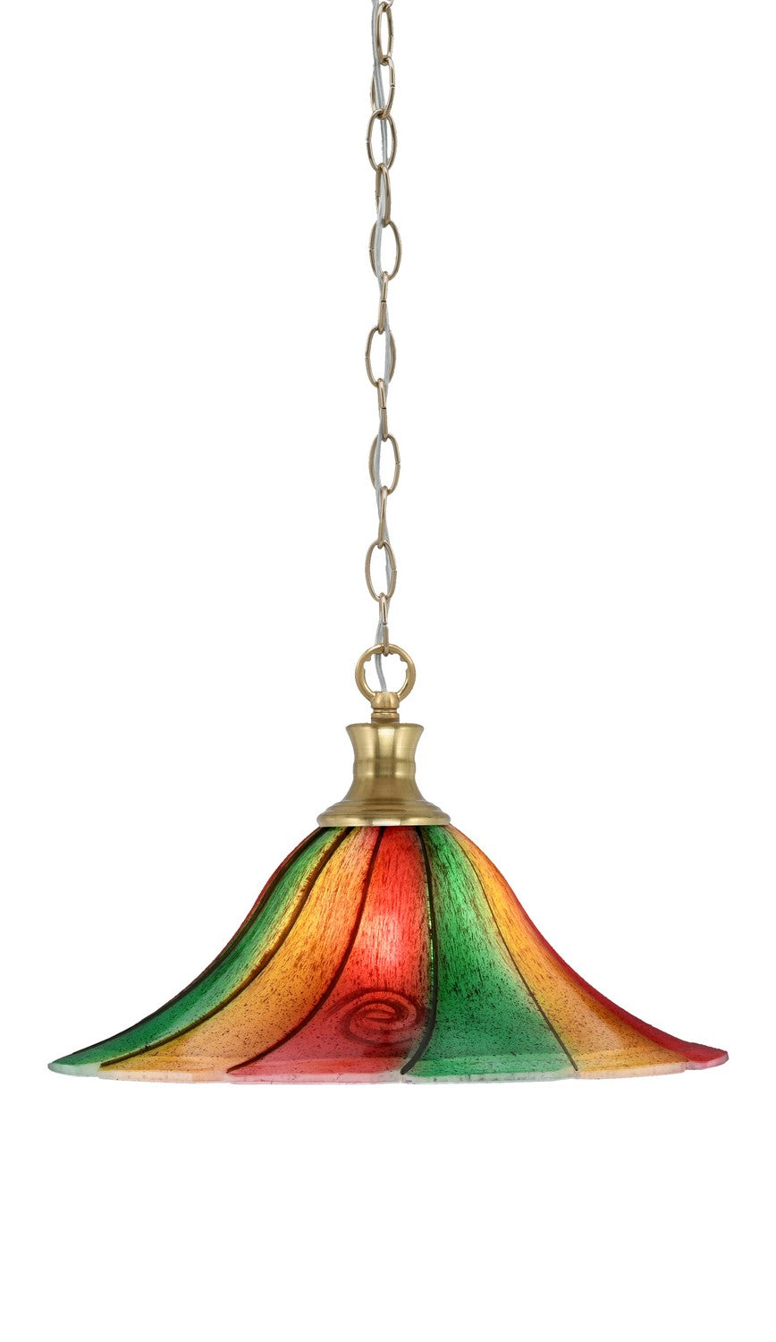 Toltec Chain 96-NAB-767 Pendant Light - New Age Brass