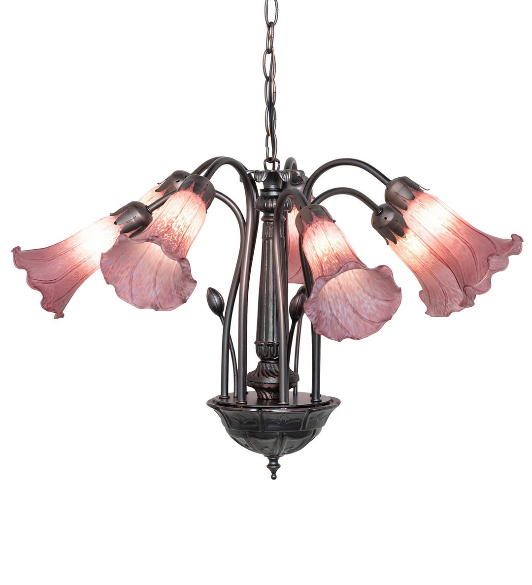 Meyda Tiffany Lavender 11704 Chandelier Light - Mahogany Bronze