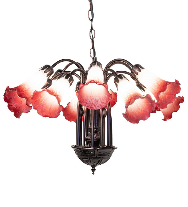 Meyda Tiffany Pink/White 130935 Chandelier Light -