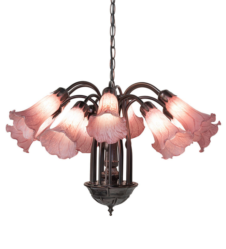 Meyda Tiffany Lavender 16115 Chandelier Light - Mahogany Bronze