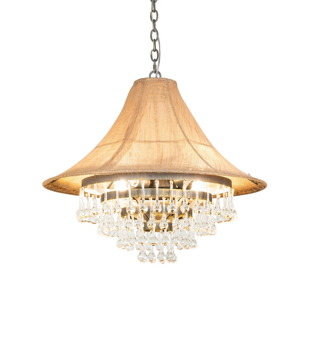 Meyda Tiffany Mosier 242373 Chandelier Light - Antique Brass