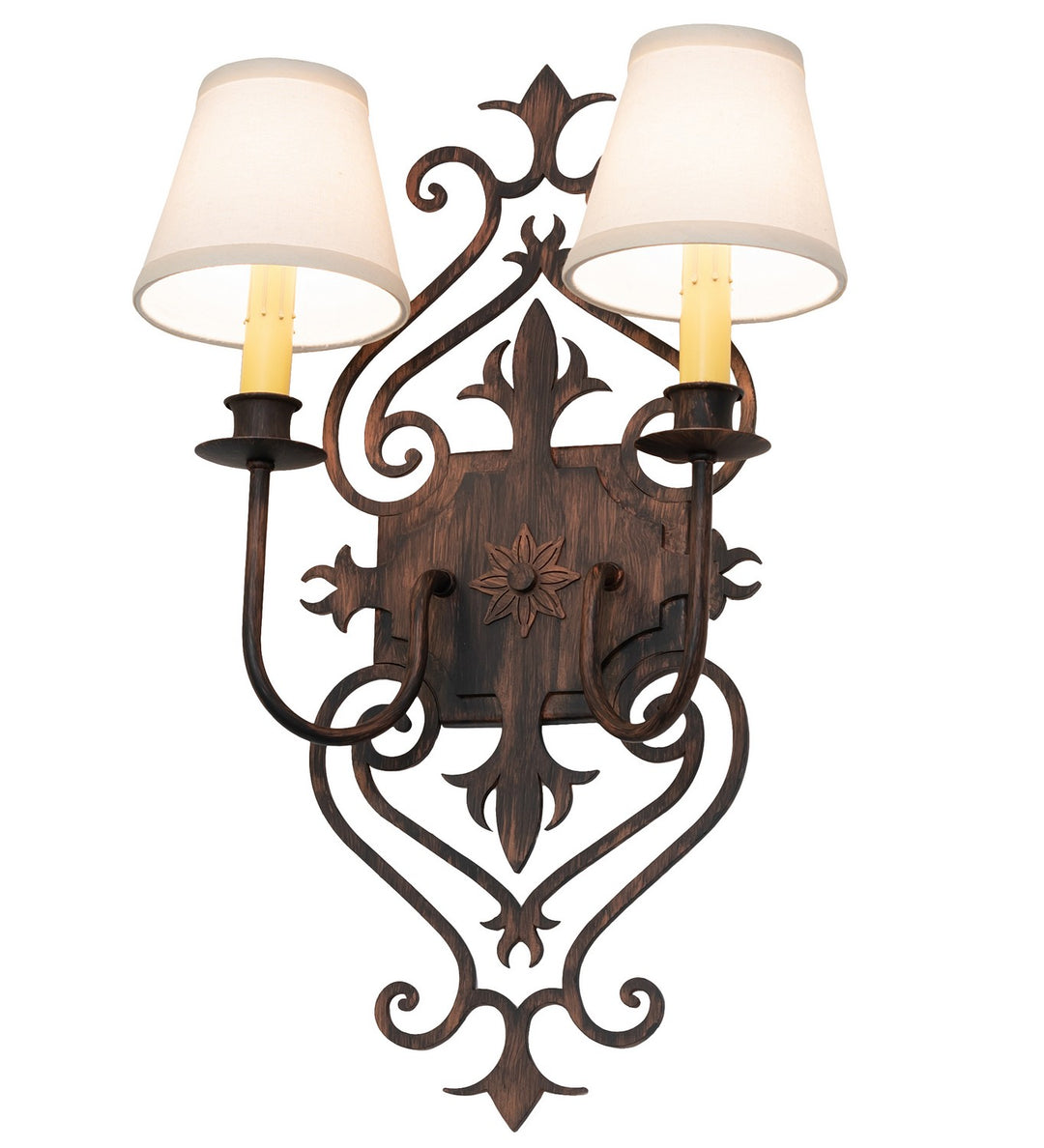 Meyda Tiffany Louisa 259504 Wall Light - Bronze