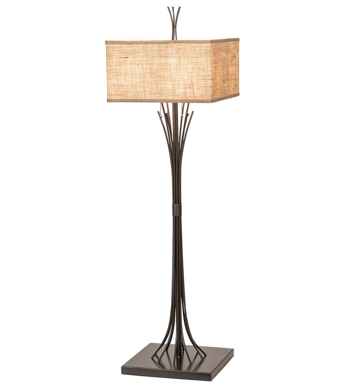 Meyda Tiffany Lighting 259968 Ramus Four Light Floor Lamp Lamp Bronze / Dark