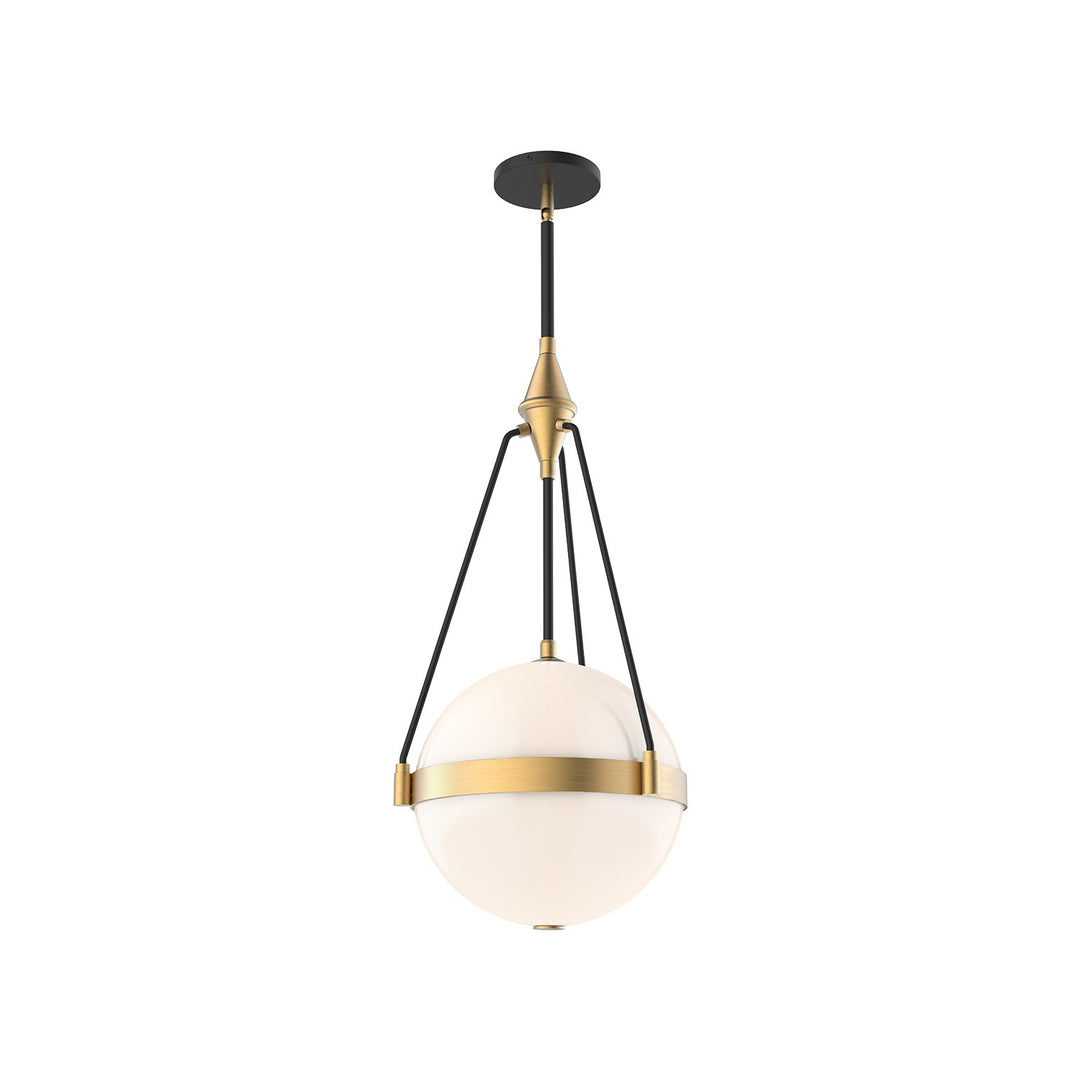 Alora Mood harmony PD406414BGGO Pendant Light - Brushed Gold/Glossy Opal