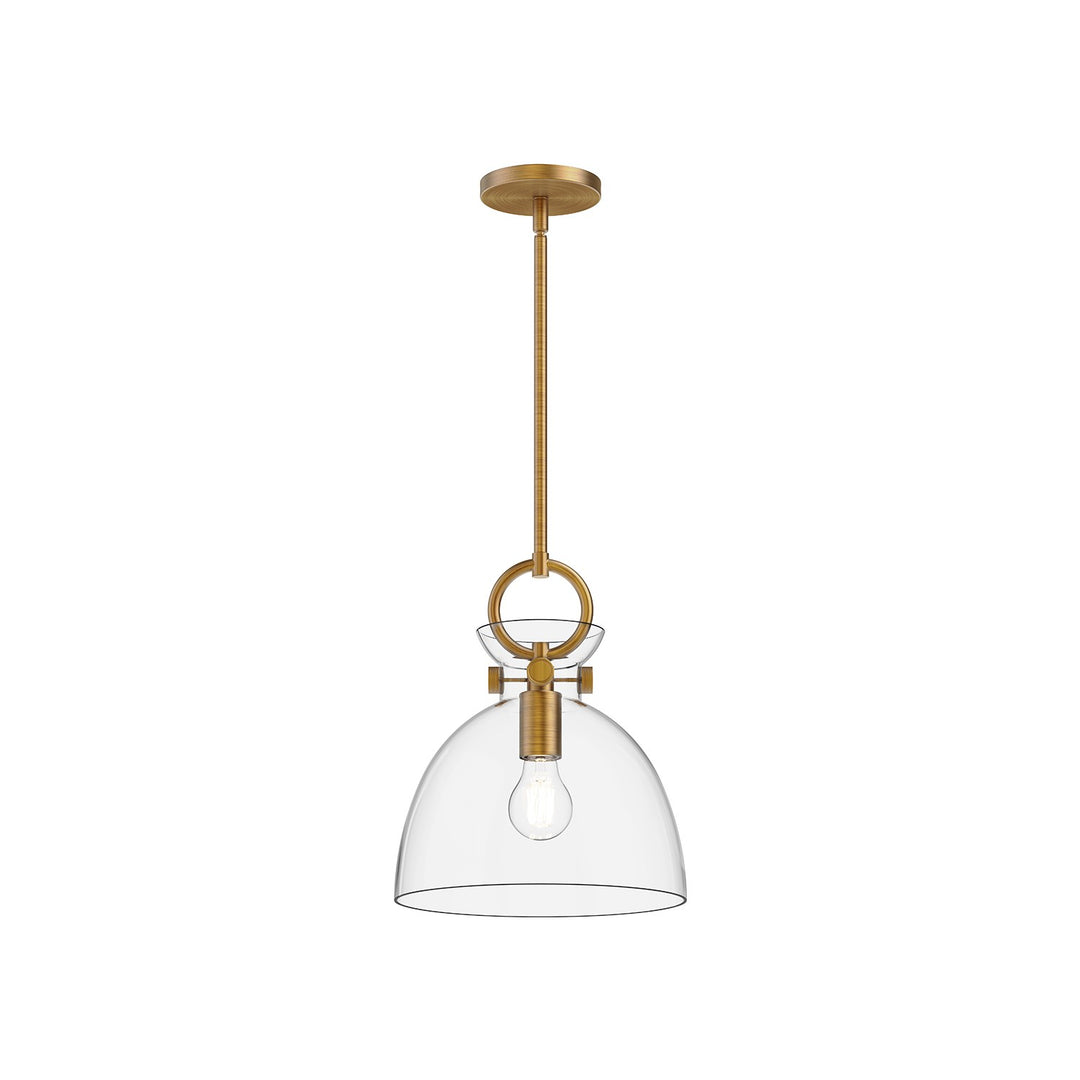 Alora Mood waldo PD411811AGCL Pendant Light - Aged Gold/Clear Glass