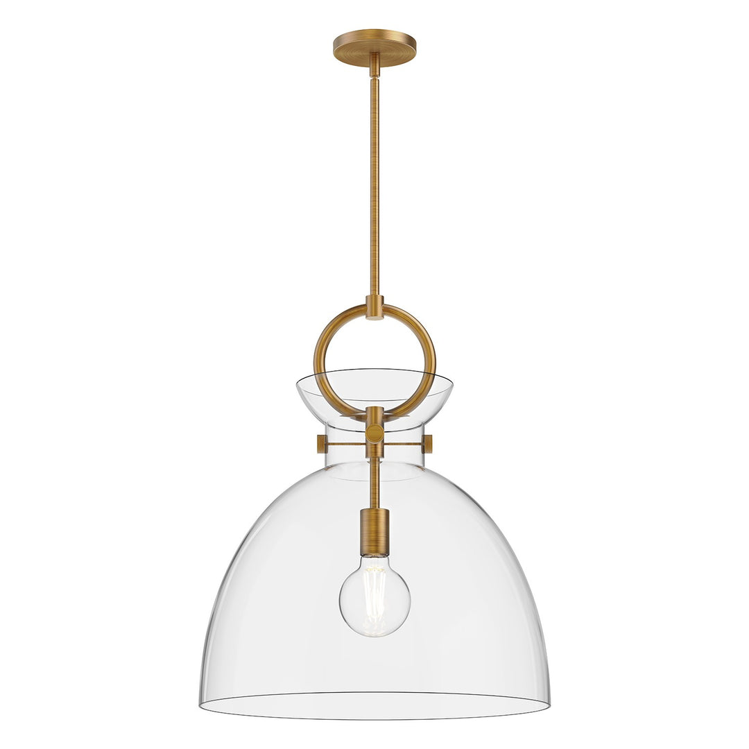 Alora Mood waldo PD411818AGCL Pendant Light - Aged Gold/Clear Glass