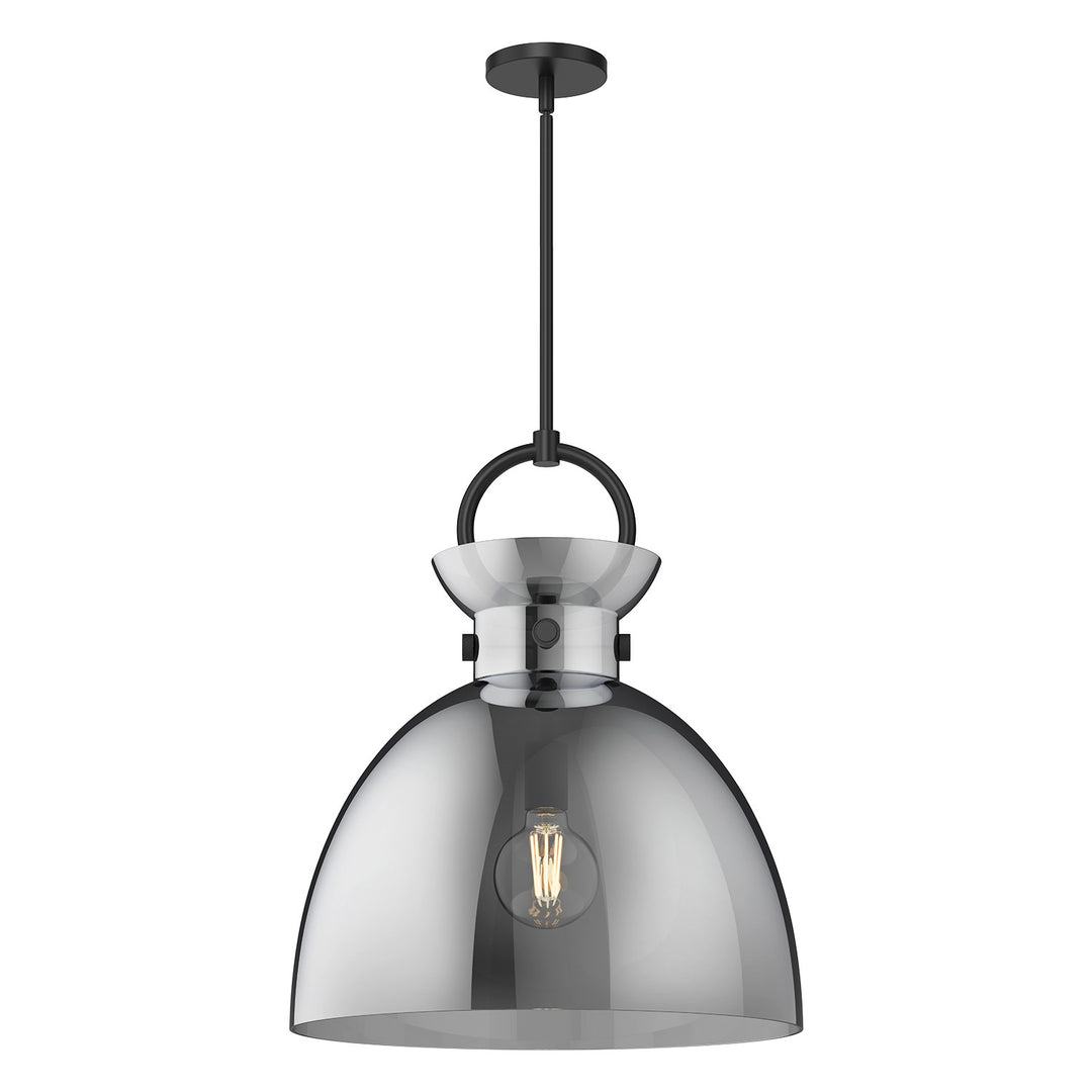 Alora Mood waldo PD411818MBSM Pendant Light - Matte Black/Smoked