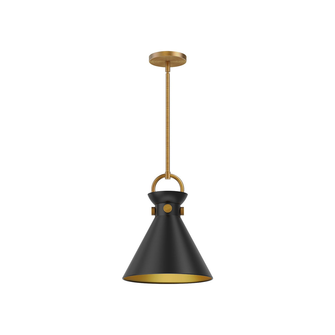 Alora Mood emerson PD412011AGMB Pendant Light - Aged Gold/Matte Black