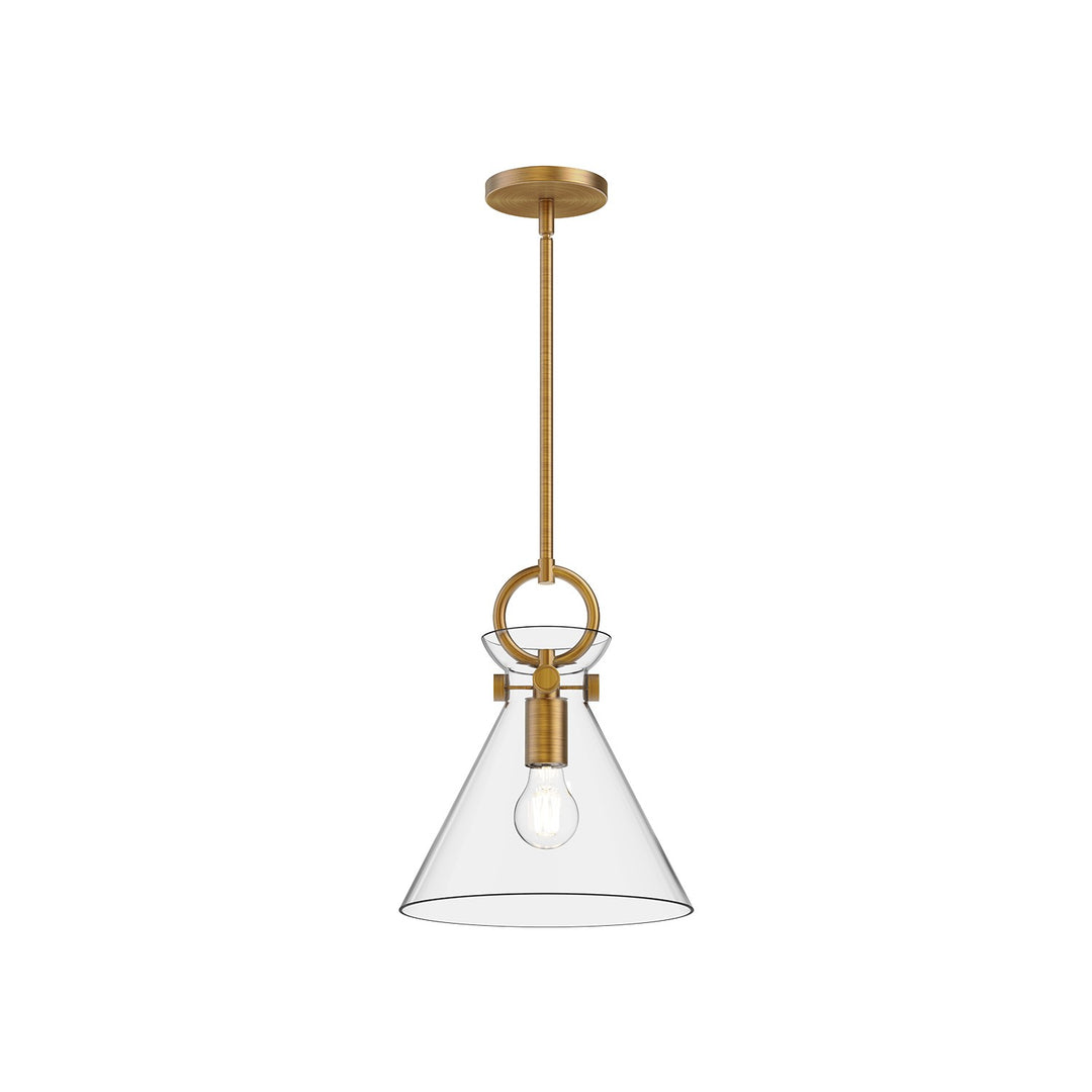 Alora Mood emerson PD412511AGCL Pendant Light - Aged Gold/Clear Glass