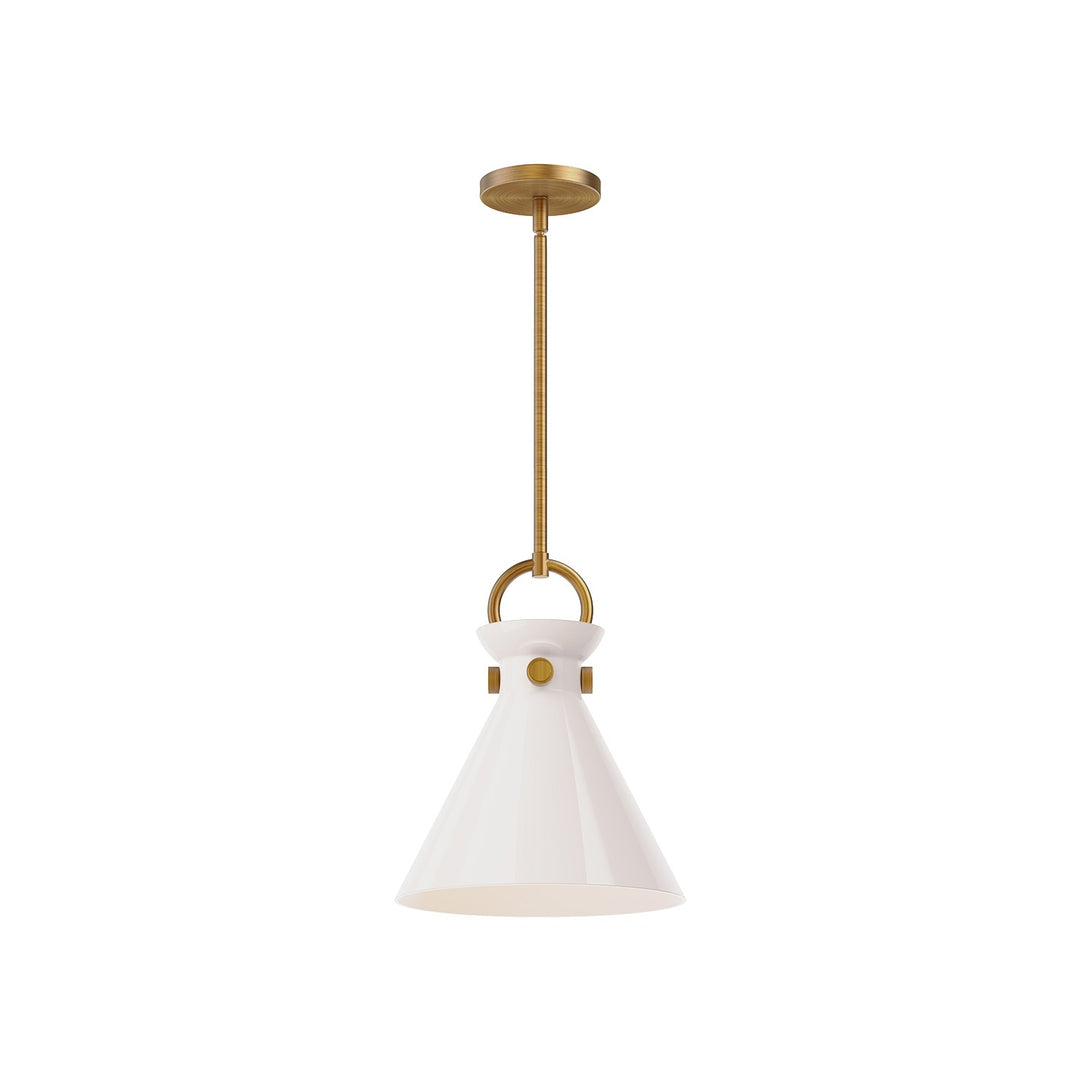 Alora Mood emerson PD412511AGGO Pendant Light - Aged Gold/Opal Glass