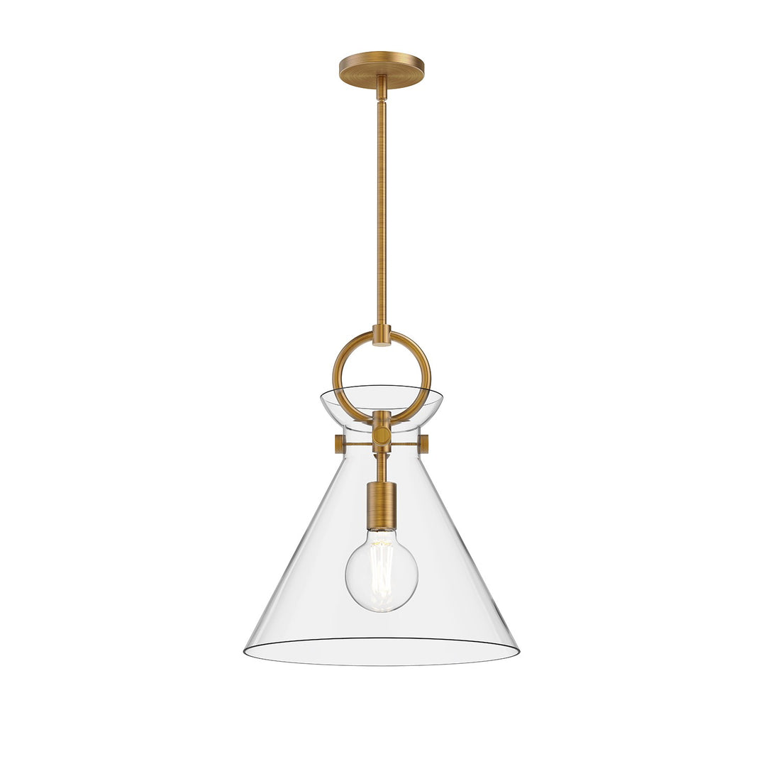 Alora Mood emerson PD412514AGCL Pendant Light - Aged Gold/Clear Glass