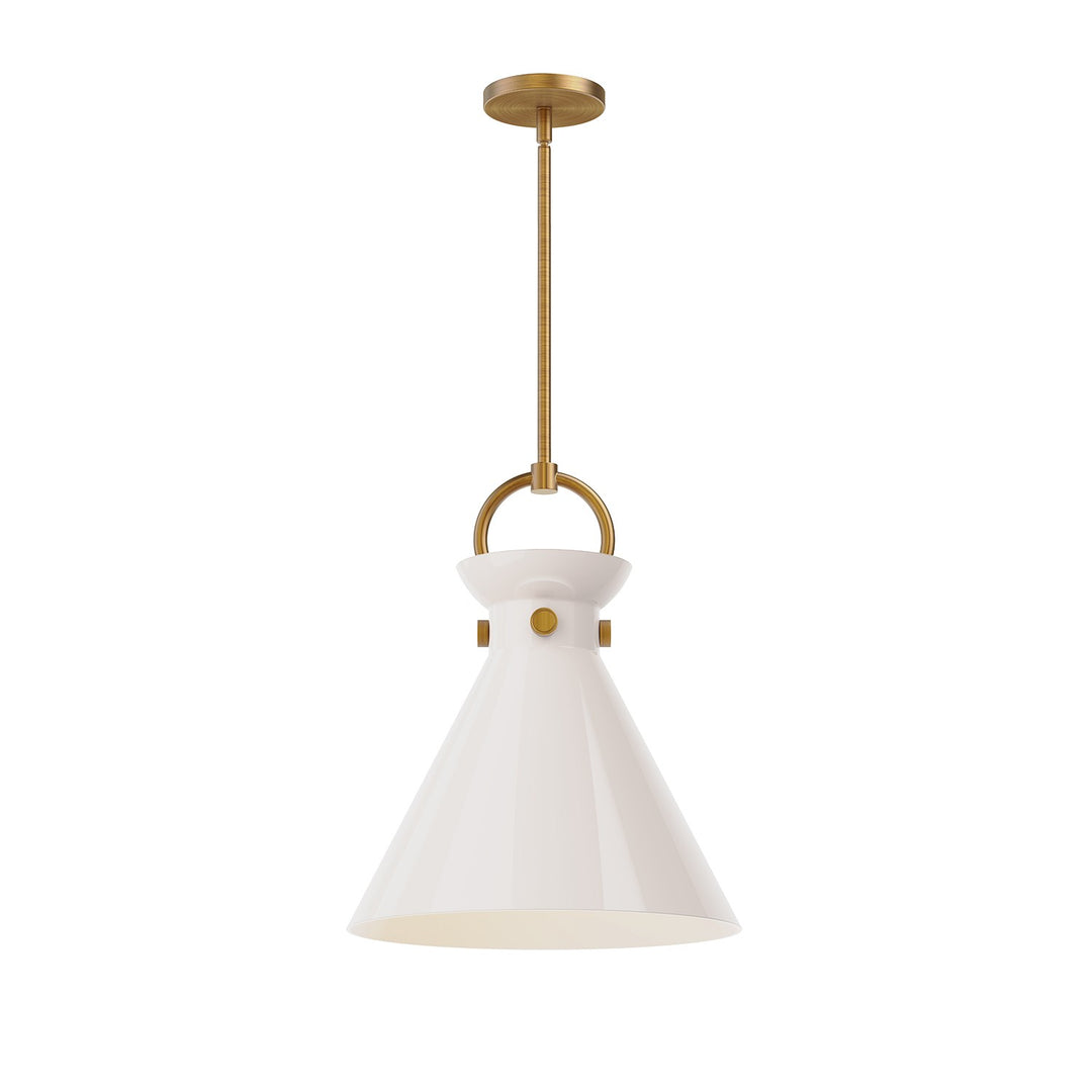 Alora Mood emerson PD412514AGGO Pendant Light - Aged Gold/Opal Glass