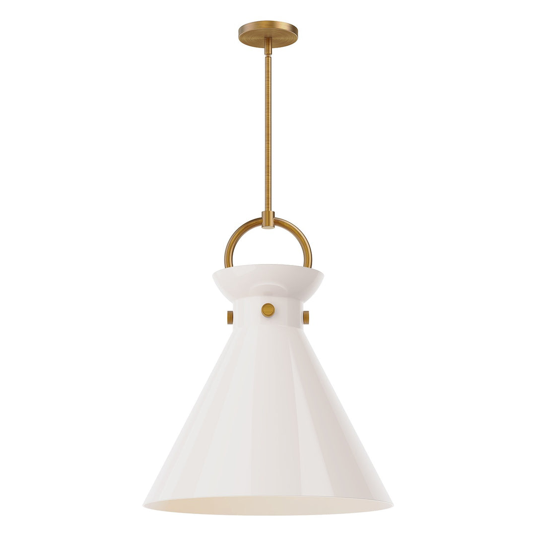 Alora Mood emerson PD412518AGGO Pendant Light - Aged Gold/Opal Glass