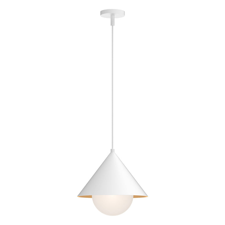 Alora Mood remy PD485214WHOP Pendant Light - White/Opal Glass