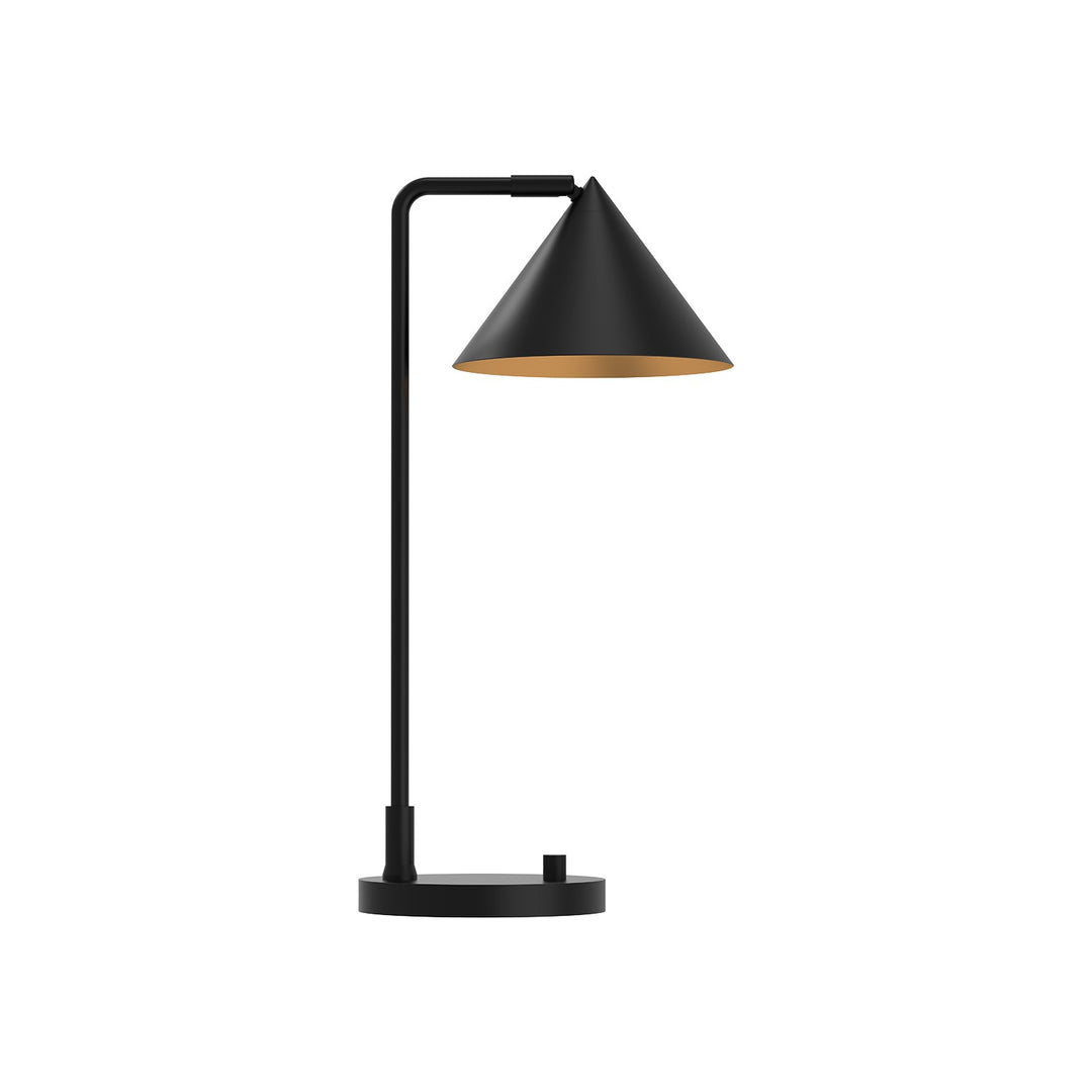 Alora Lighting TL485020MB  Remy Lamp Brushed Gold|Matte Black|White