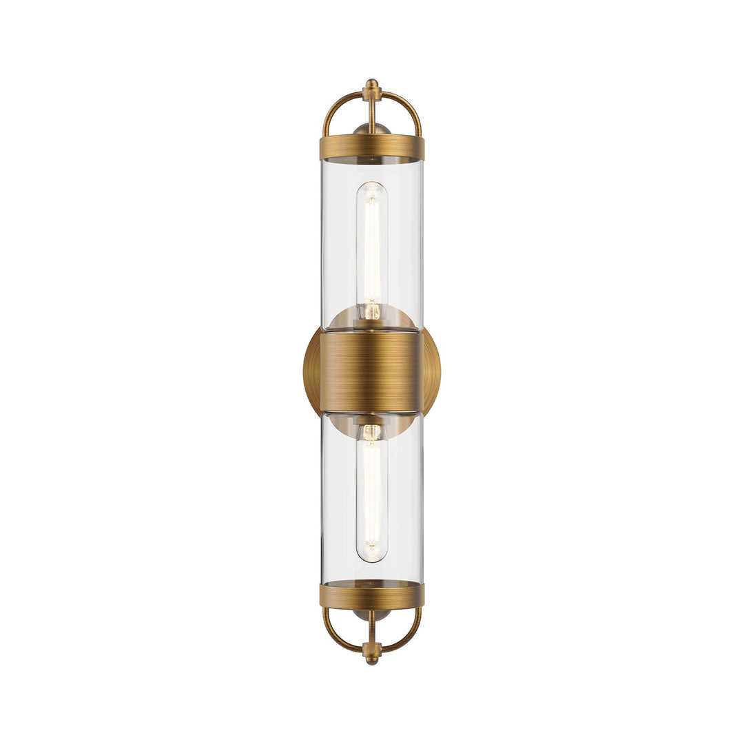 Alora Mood lancaster WV461102AG Wall Light - Aged Gold