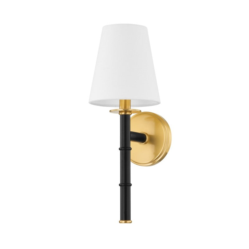 Mitzi Banyan H759101-AGB/SBK Wall Sconce Light - Aged Brass