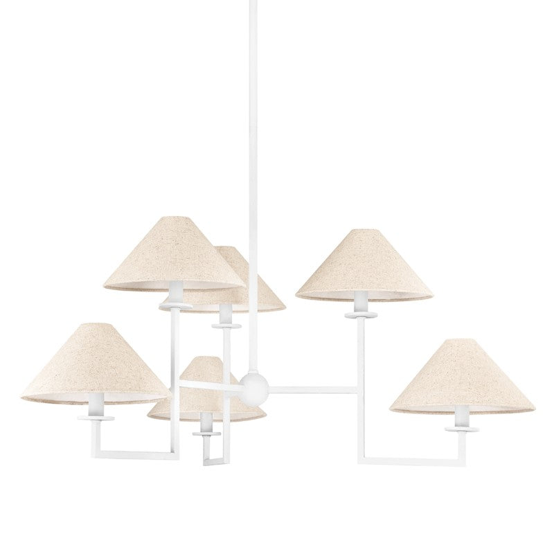 Mitzi Gladwyne H760806-TWH Chandelier Light - Textured White