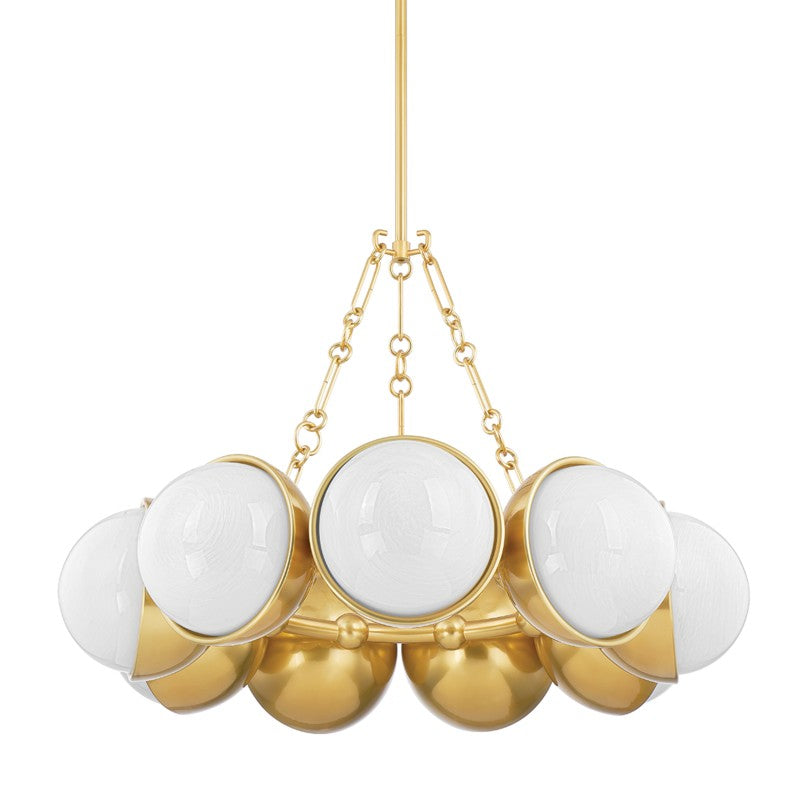 Corbett Althea 340-34-VPB Chandelier Light - Vintage Polished Brass