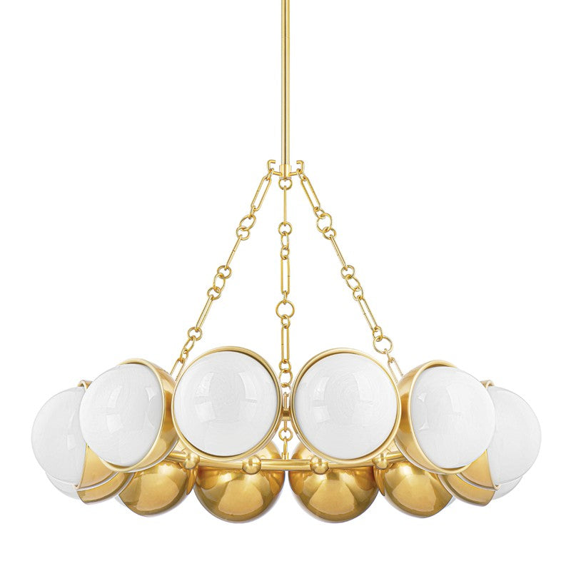 Corbett Althea 340-43-VPB Chandelier Light - Vintage Polished Brass