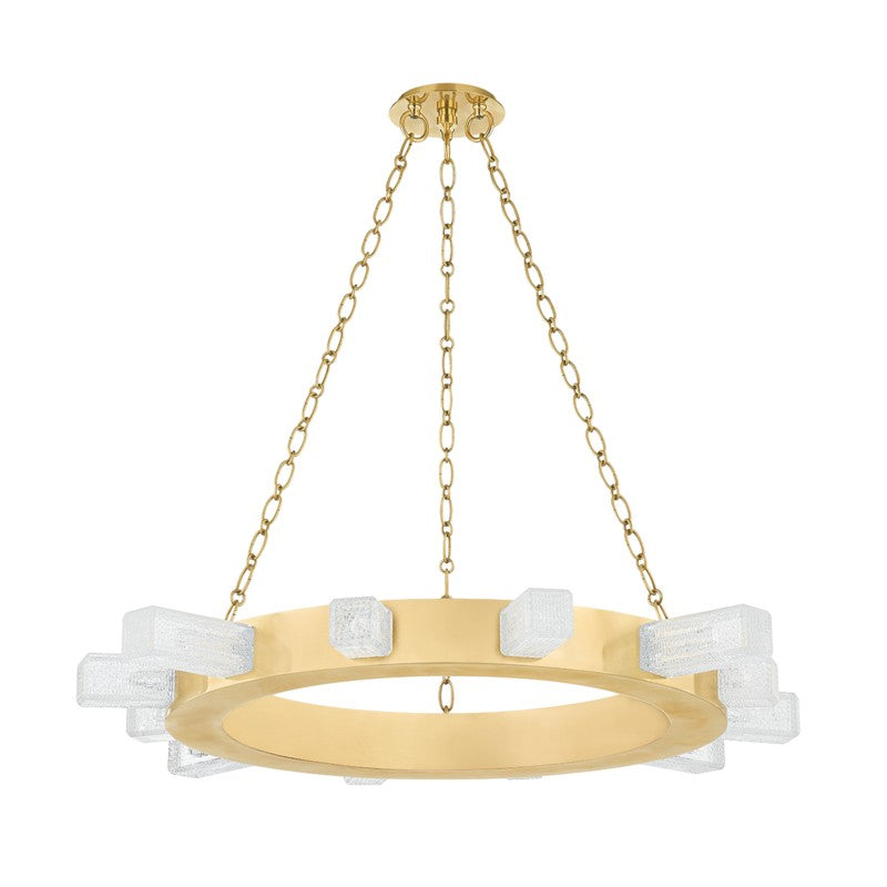 Corbett Citrine 342-35-VB Chandelier Light - Vintage Brass