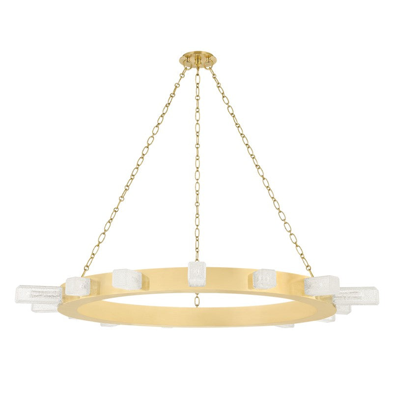 Corbett Citrine 342-49-VB Chandelier Light - Vintage Brass