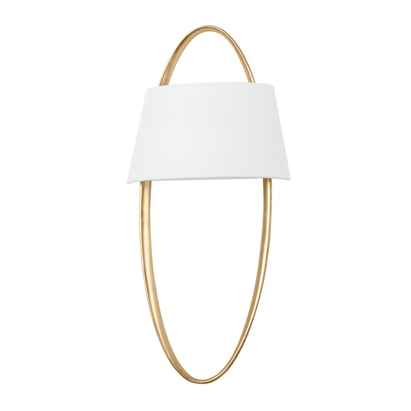 Corbett Dubai 343-01-VGL Wall Sconce Light - Vintage Gold Leaf