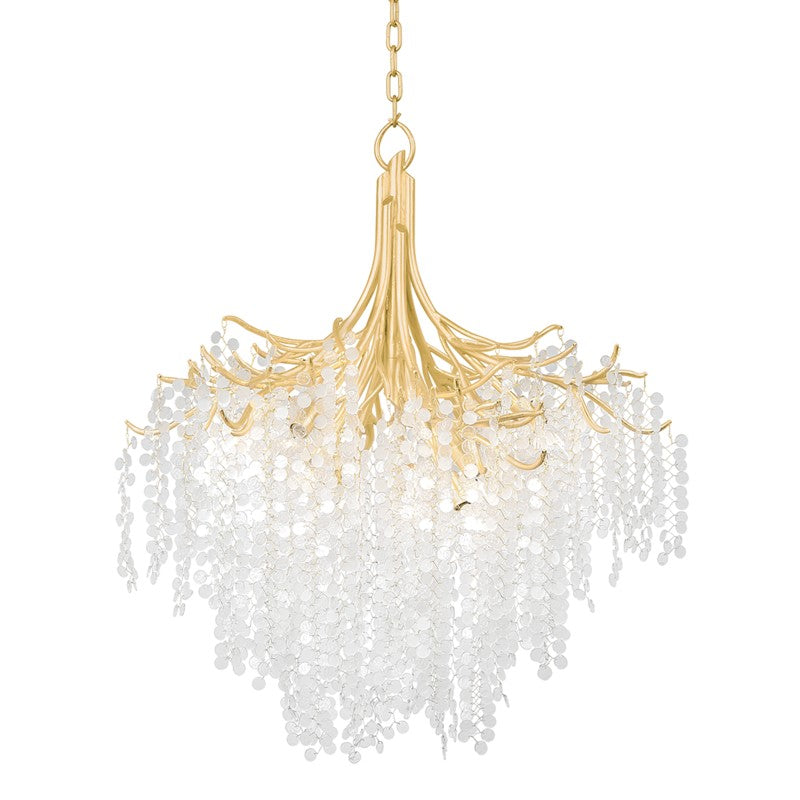 Corbett Genoa 350-32-GL Chandelier Light - Gold Leaf